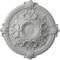 Ekena Millwork Hamilton Ceiling Medallion (Fits Canopies up to 3 3/4"), Hand-Painted Frost, 17 3/8"OD x 1 3/4"P CM17HAFRF - alternate 1